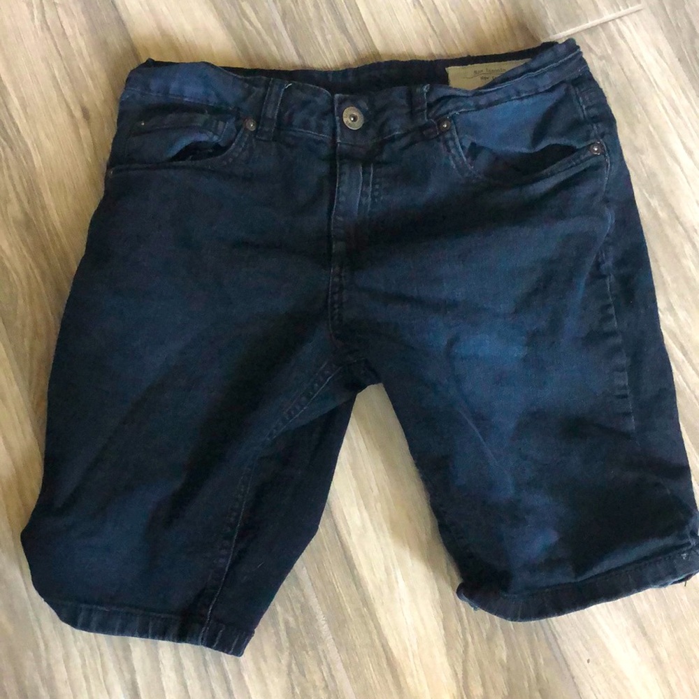 Boys JEAN Blue Shorts Six Lincoln Slim Fit L